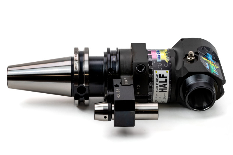 Right-Angle CT40 Half-Series Drill/Mill Angle Head, Haas