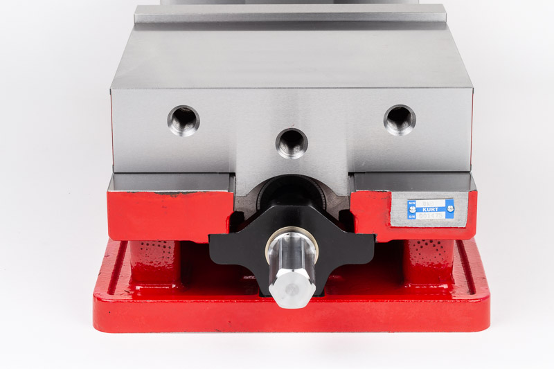 200mm Single-Station Fixed-Jaw Vise, 265mm Opening, Flange Style