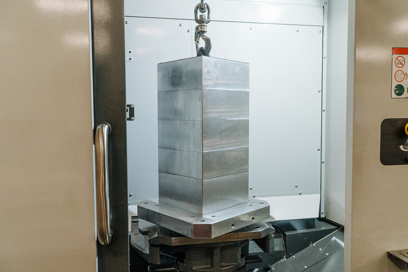 400mm Aluminum Square Plain Tombstone | Haas Tooling