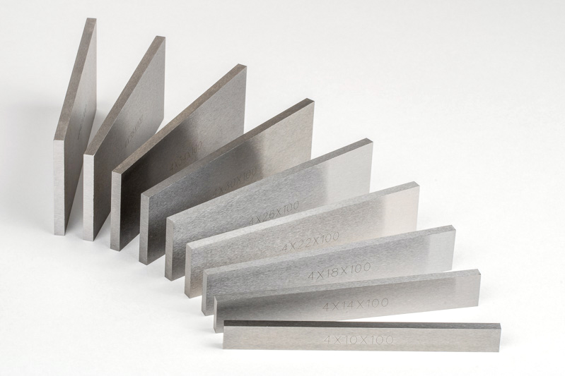 Hard Steel Blank Parallel Set, 100mm Length x 4mm Width, 10-42mm