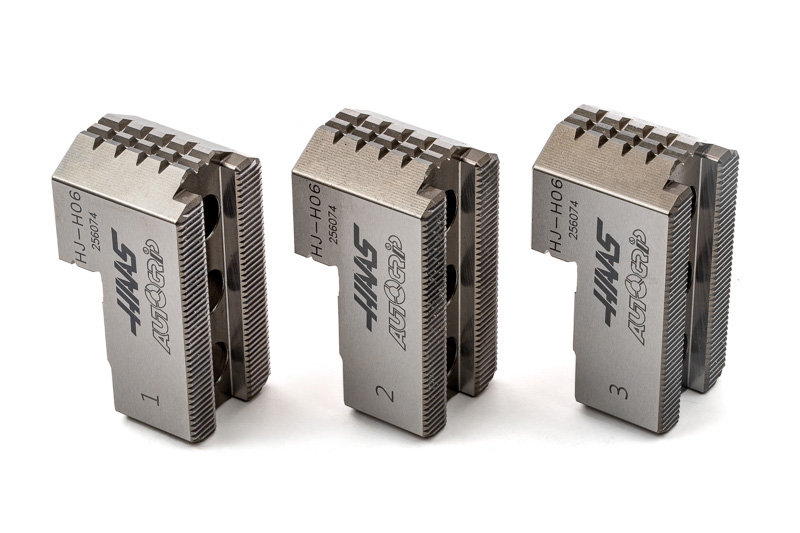 Hard Steel Non-Machinable Serrated Lathe Jaws for 6