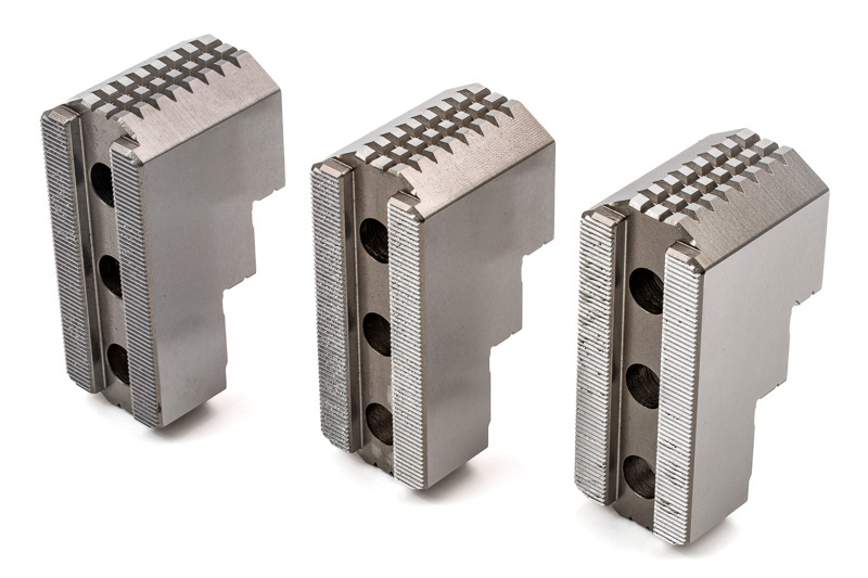 Hard Steel Non-Machinable Serrated Lathe Jaws for 10