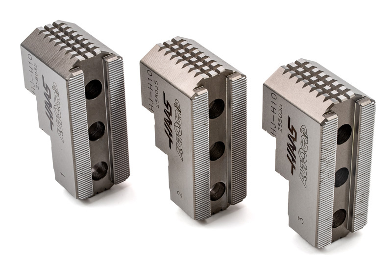 Hard Steel Non-Machinable Serrated Lathe Jaws for 10