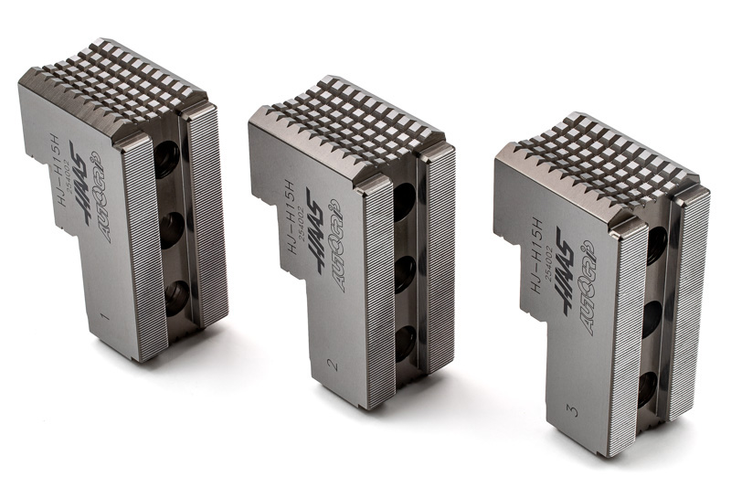 Hard Steel Non-Machinable Serrated Lathe Jaws for 15