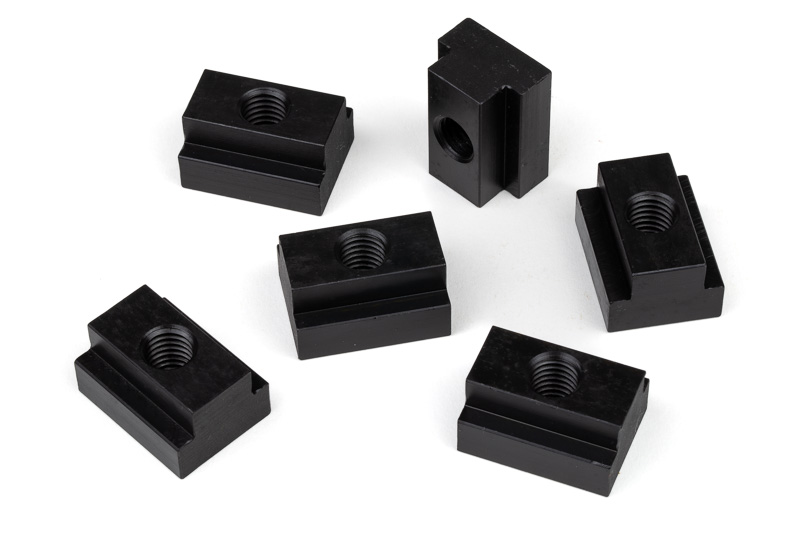 160mm  210mm T-Slot Platter Hardware, M10x1.5 Thread, Pack of 6