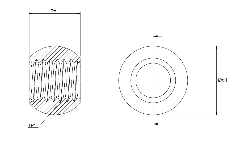BMT, Castle Style (Type B) Turning Holder 10mm Short Straight