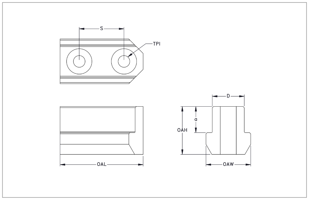 Universal Lathe T-Nut, 10