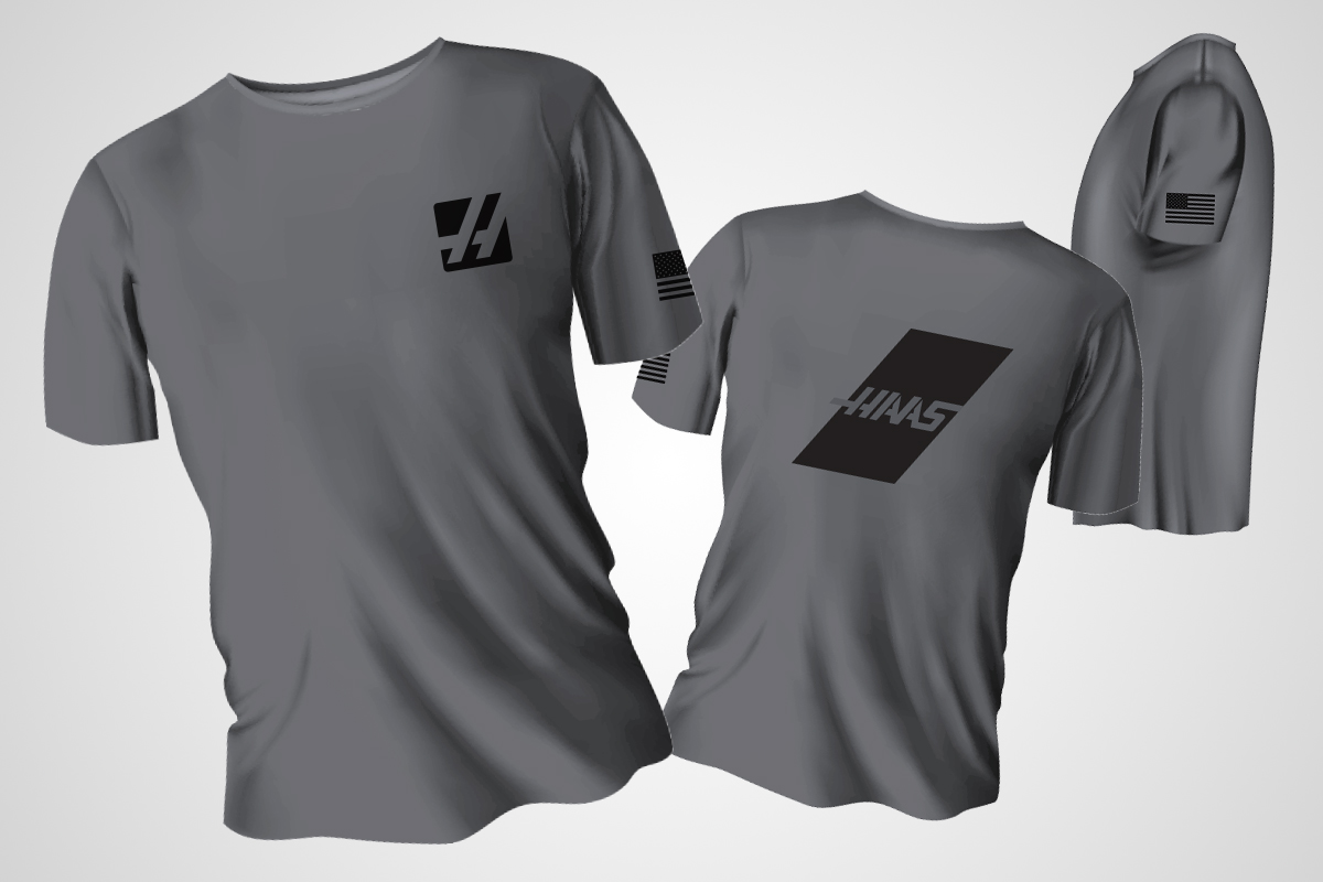Haas Parallelogram T-Shirt, Gray