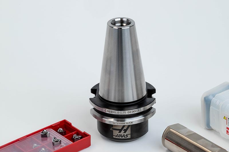 Complete Indexable End Mill Kit for Aluminum Machining, CT40, TSC