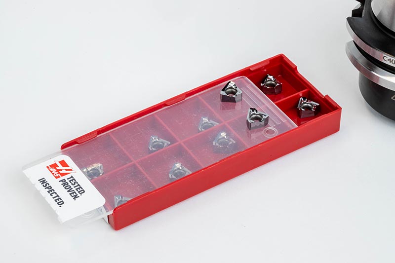 Complete Indexable End Mill Kit for Aluminum Machining, CT40, TSC