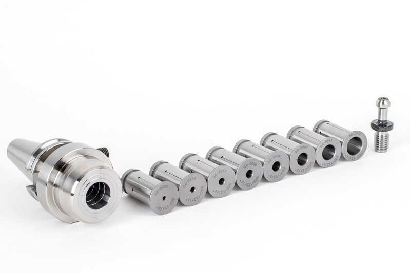 CT40 Hydraulic Milling Chuck and Collet Kit, TSC | Haas Tooling