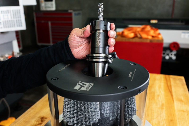 50-Taper Electric Toolholder Taper Cleaner Kit | Haas Tooling