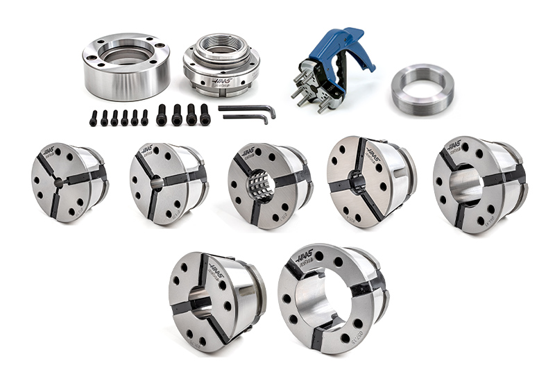 HQCB-65, Pull Back Collet Chuck Inch Kit for A2-6 Spindle Nose