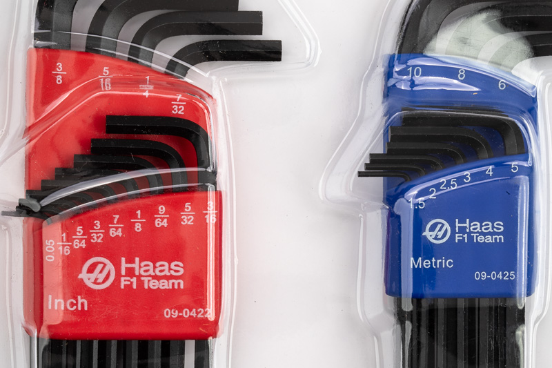 22-Piece, L-Key Long Arm Combination Hex Wrench Set, 0.05