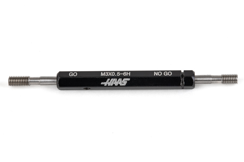 M3x0.5-6H, GO / NO-GO Thread Plug Gauge | Haas Tooling