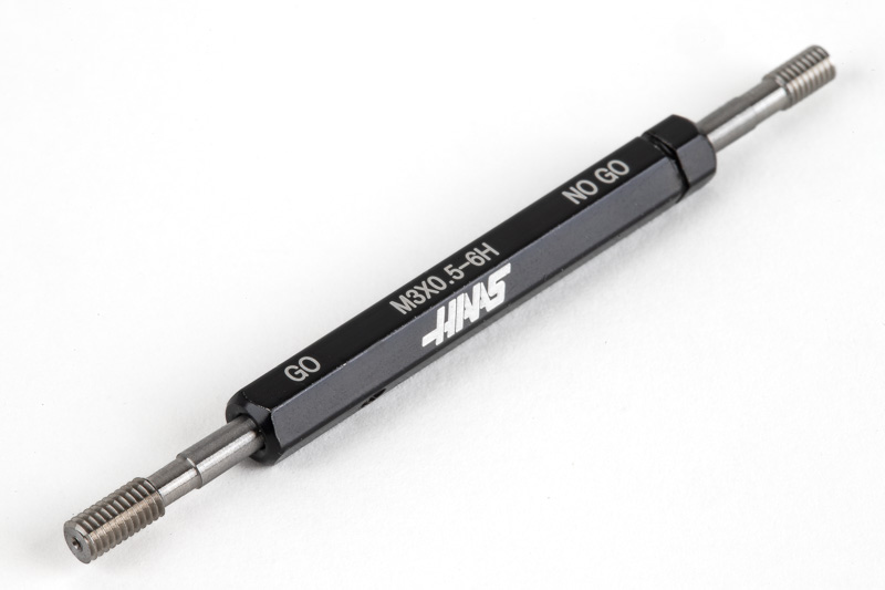M3x0.5-6H, GO / NO-GO Thread Plug Gauge | Haas Tooling