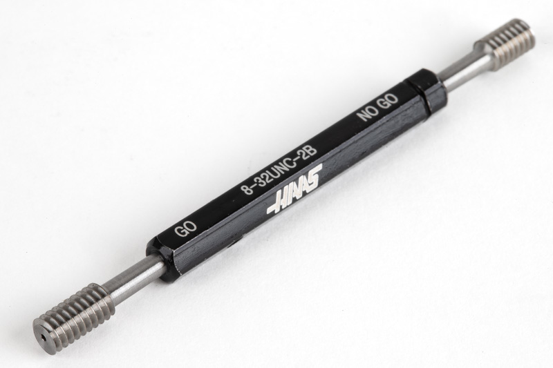 8-32 UNC-2B, GO / NO-GO Thread Plug Gauge | Haas Tooling