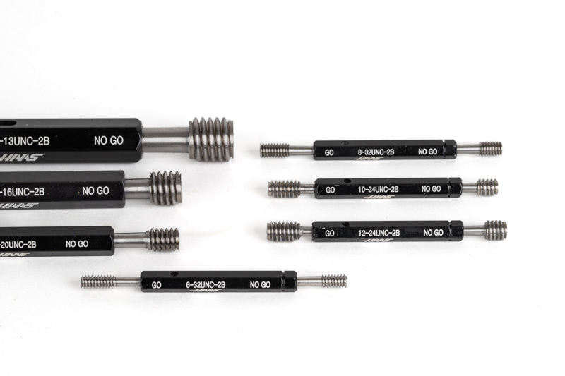 7-Piece, GO / NO-GO Thread Plug Gauge Set, Inch | Haas Tooling