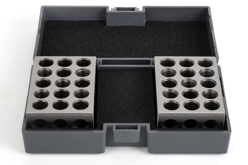 パーツ HEIGHT DOWN BLOCK KIT 10cm 25mm 123 Metric Setup Block Matched Pair, 25-50-75mm, 0.003/25mm