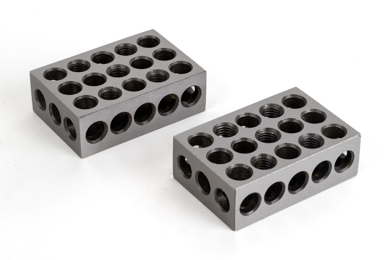 123 Metric Setup Block Matched Pair, 25-50-75mm, 0.003/25mm