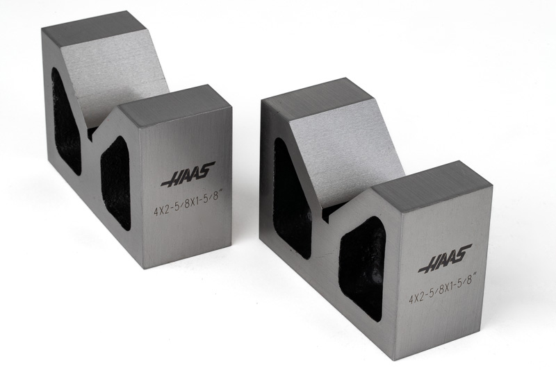 Cast Iron V-Block Pair, 4 x 2-5/8 x 1-5/8