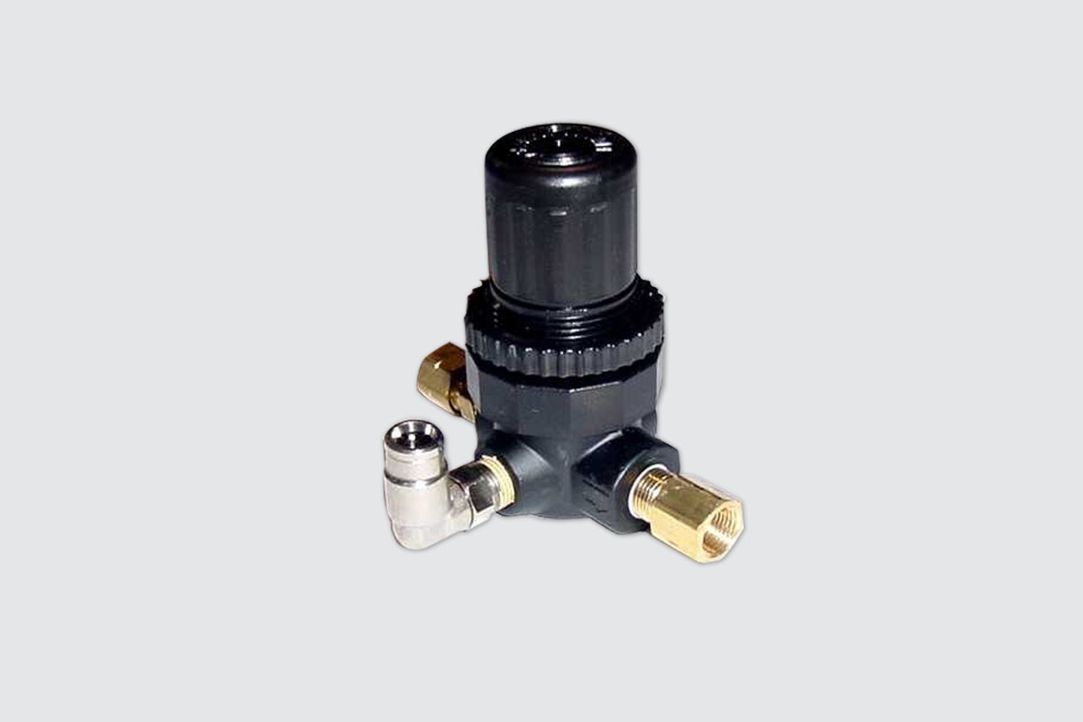 REGULATOR, PRECHARGE 0-10PSI 1/4 PUSH-IN ELBOW | Haas Tooling