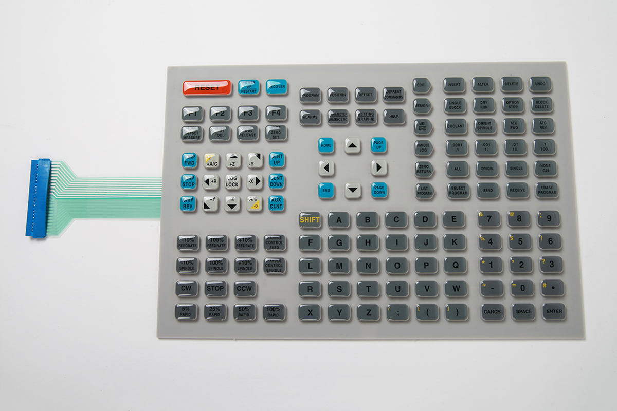 KEYPAD, FRONT PANEL RUBBER MILL | Haas Tooling