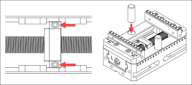 5" (130mm) Self-Centering Vise, 5" (130mm) Opening