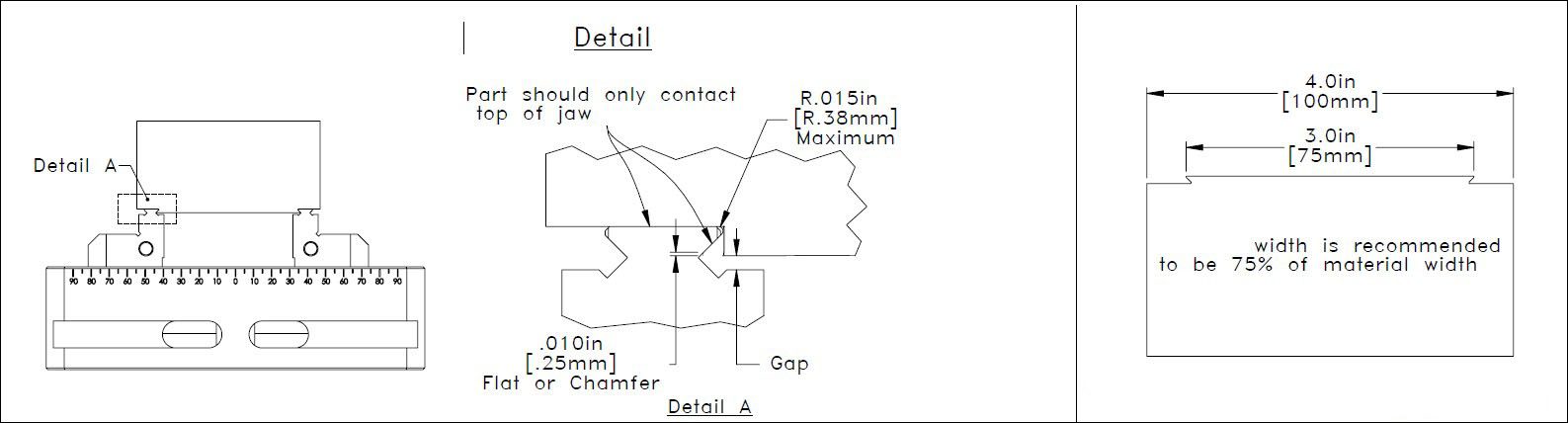 5" (130mm) Self-Centering Vise, 5" (130mm) Opening