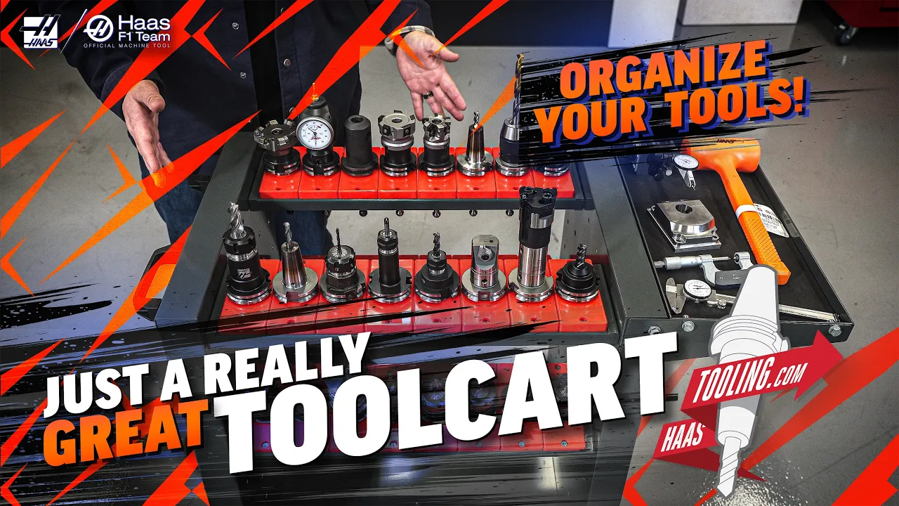 40-Taper Tool Cart | Haas Tooling