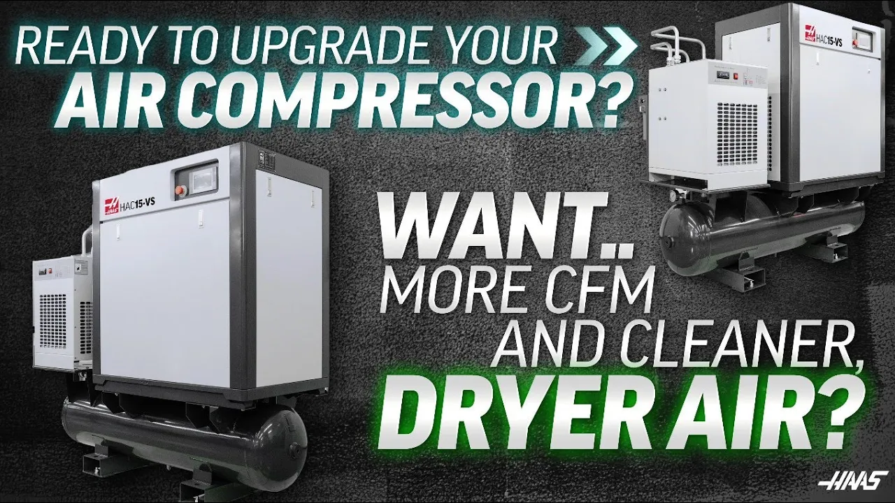 HAC15-VS, 15HP Variable-Speed Air Compressor, 53 Gal. Capacity